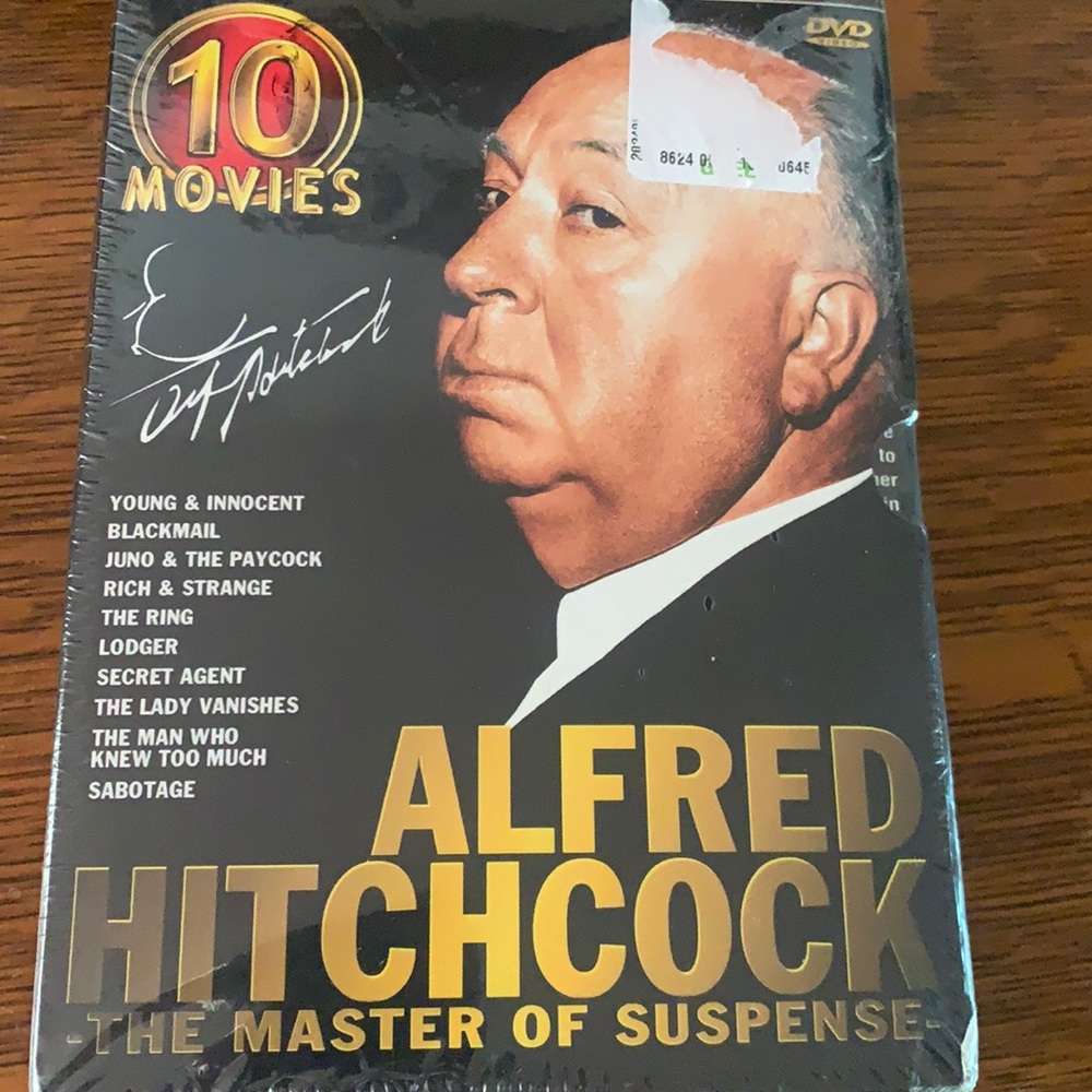 Alfred Hitchcock unopened 10 movie dvd set